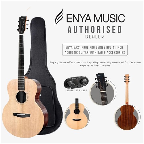 Đàn Guitar Acoustic Enya EA X1 PRO EQ Black